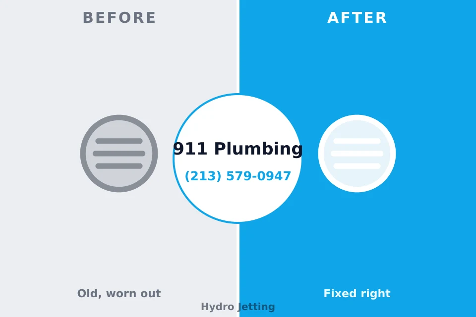 Before and after: plumbing repair Red Lake, MN